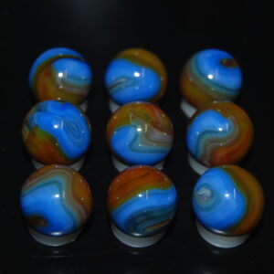 9 Beautiful HTF Jabo Classic Swirl Marbles