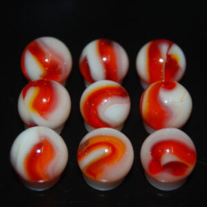 9 Beautiful HTF Jabo Classic Swirl Marbles