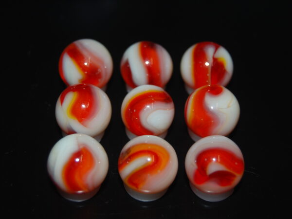 9 Beautiful HTF Jabo Classic Swirl Marbles