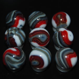 9 Beautiful HTF Jabo Classic Swirl Marbles