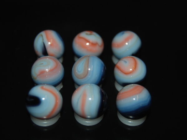 9 Beautiful HTF Jabo Classic Swirl Marbles