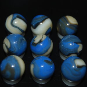 9 Beautiful HTF Jabo Classic Swirl Marbles