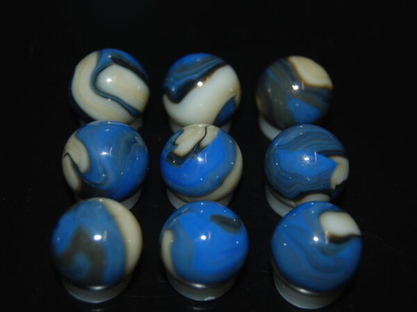 9 Beautiful HTF Jabo Classic Swirl Marbles