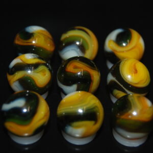 9 Beautiful HTF Jabo Classic Swirl Marbles