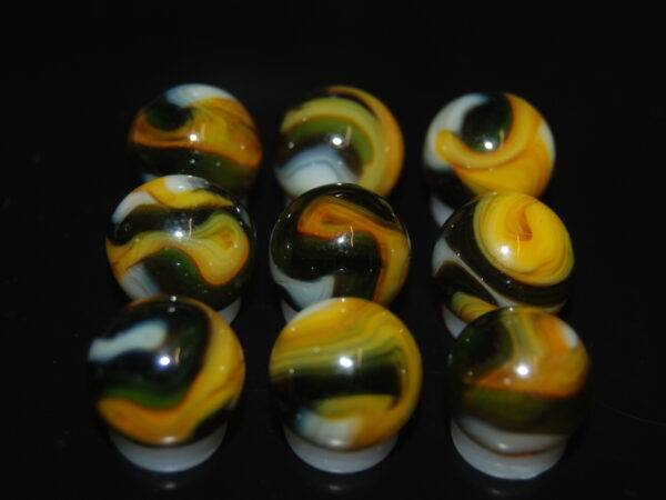 9 Beautiful HTF Jabo Classic Swirl Marbles