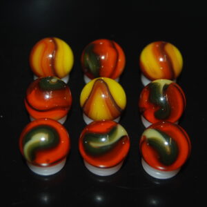 9 Beautiful HTF Jabo Classic Swirl Marbles