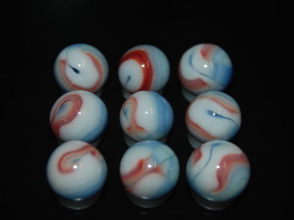 9 Beautiful HTF Jabo Classic Swirl Marbles