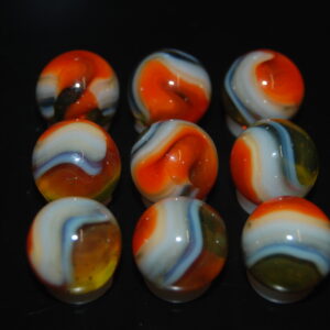 9 Beautiful HTF Jabo Classic Swirl Marbles