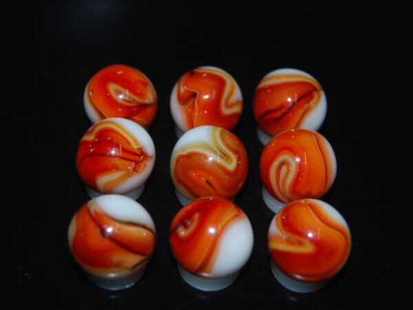 9 Beautiful HTF Jabo Classic Swirl Marbles