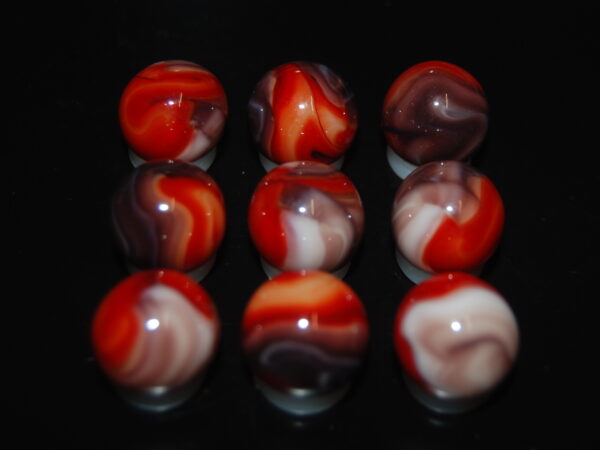 9 Beautiful HTF Jabo Classic Swirl Marbles