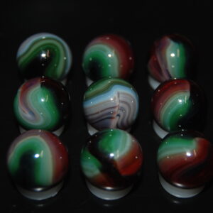 9 Beautiful HTF Jabo Classic Swirl Marbles