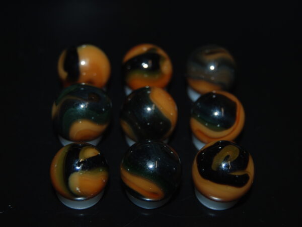 9 Beautiful HTF Jabo Classic Swirl Marbles