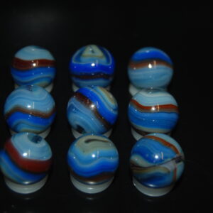 9 Beautiful HTF Jabo Classic Swirl Marbles