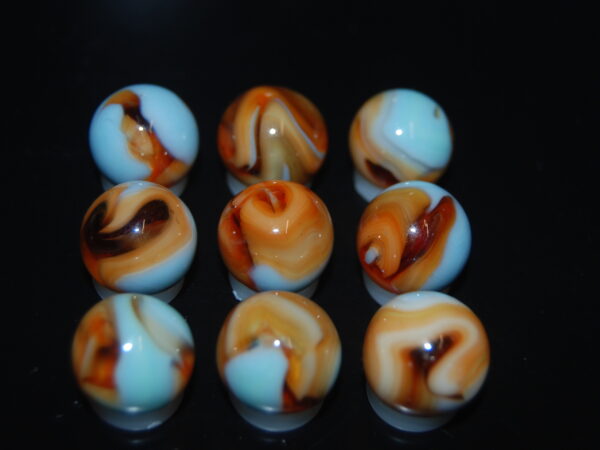 9 Beautiful HTF Jabo Classic Swirl Marbles