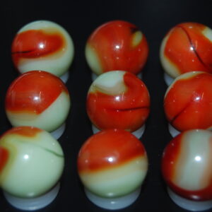 9 Beautiful HTF Jabo Classic Swirl Marbles