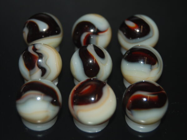 9 Beautiful HTF Jabo Classic Swirl Marbles