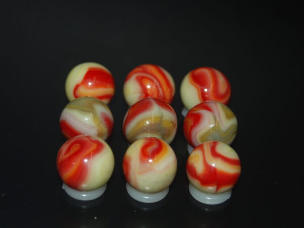 9 Beautiful HTF Jabo Classic Swirl Marbles