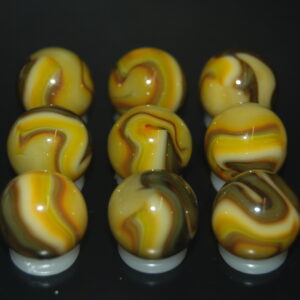 9 Beautiful HTF Jabo Classic Swirl Marbles