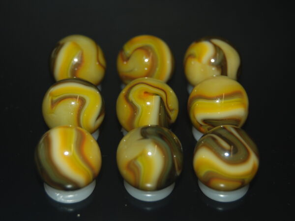 9 Beautiful HTF Jabo Classic Swirl Marbles