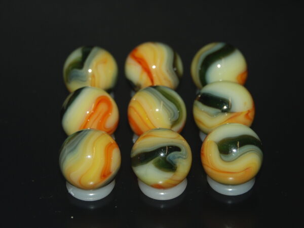 9 Beautiful HTF Jabo Classic Swirl Marbles