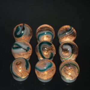 9 Beautiful HTF Jabo Classic Swirl Marbles