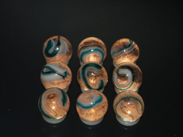 9 Beautiful HTF Jabo Classic Swirl Marbles