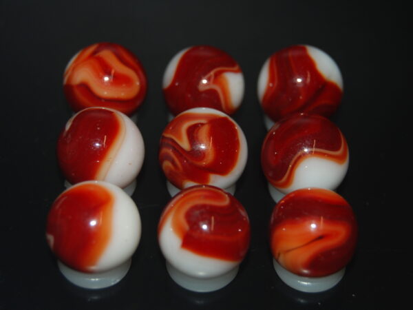 9 Beautiful HTF Jabo Bloody Classic Swirl Marbles