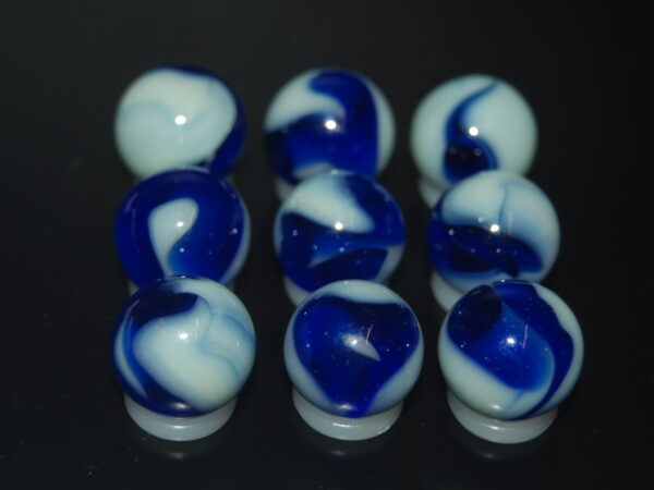 9 Beautiful HTF Jabo Classic Swirl Marbles