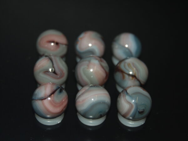 9 Beautiful HTF Jabo Classic Swirl Marbles