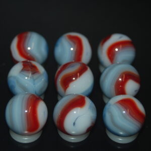 9 Beautiful HTF Jabo Classic Swirl Marbles