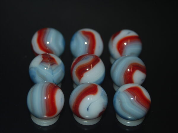 9 Beautiful HTF Jabo Classic Swirl Marbles