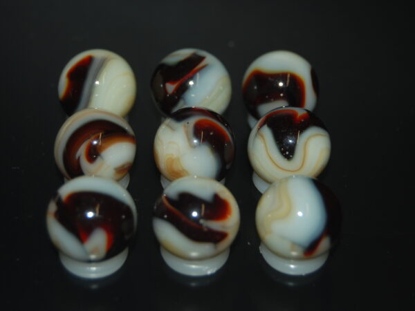 9 Beautiful HTF Jabo Classic Swirl Marbles