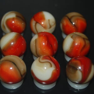 9 Beautiful HTF Jabo Classic Swirl Marbles