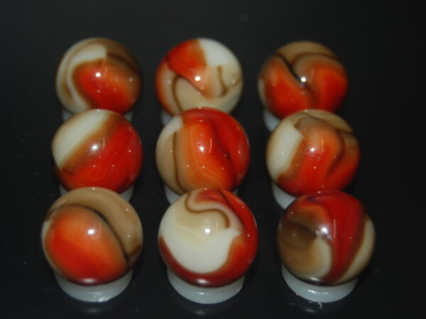 9 Beautiful HTF Jabo Classic Swirl Marbles