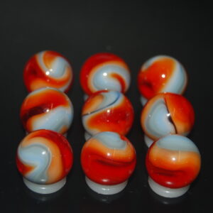 9 Beautiful HTF Jabo Classic Swirl Marbles