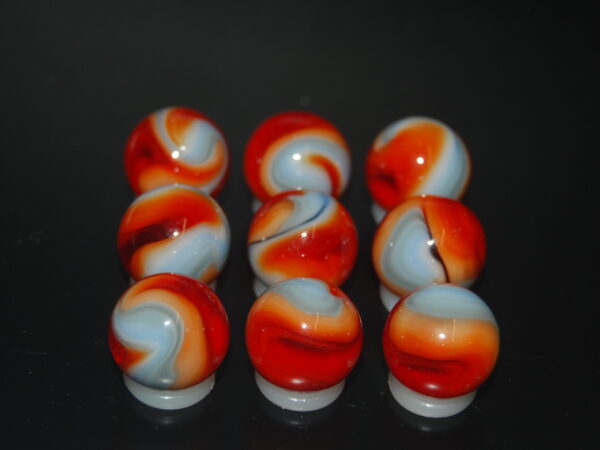 9 Beautiful HTF Jabo Classic Swirl Marbles