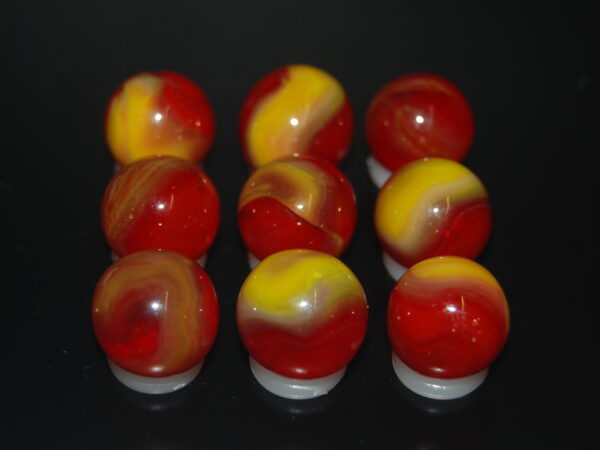 9 Beautiful HTF Jabo Classic Swirl Marbles