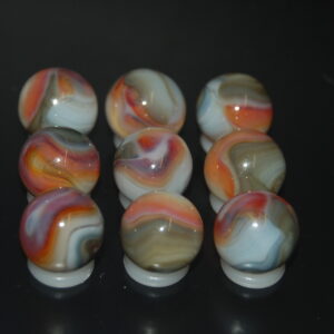 9 Beautiful HTF Jabo Classic Swirl Marbles