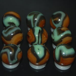 9 Beautiful HTF Jabo Classic Swirl Marbles