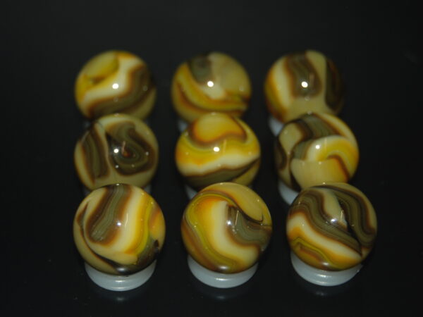 9 Beautiful HTF Jabo Classic Swirl Marbles