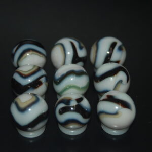 9 Beautiful HTF Jabo Classic Swirl Marbles