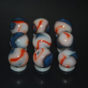 9 Beautiful HTF Jabo Classic Swirl Marbles