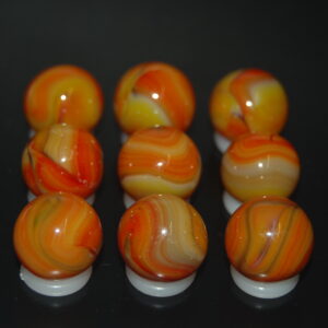 9 Beautiful HTF Jabo Classic Swirl Marbles