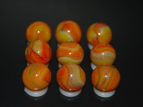 9 Beautiful HTF Jabo Classic Swirl Marbles