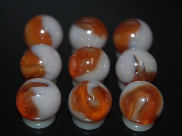 9 Beautiful HTF Jabo Classic Swirl Marbles