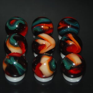 9 Beautiful HTF Jabo Classic Swirl Marbles