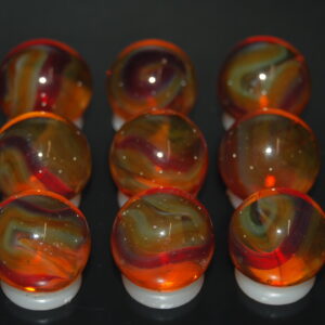 9 Beautiful HTF Jabo Classic Swirl Marbles