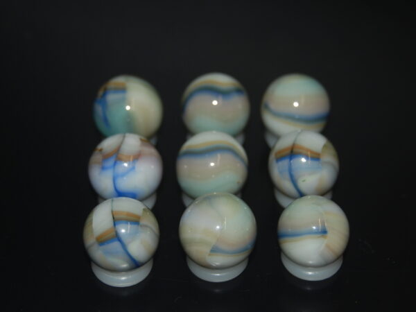 9 Beautiful HTF Jabo Classic Swirl Marbles