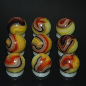 9 Beautiful HTF Jabo Classic Swirl Marbles