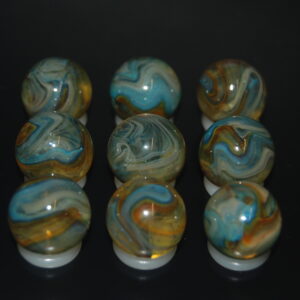 9 Beautiful HTF Jabo Classic Swirl Marbles